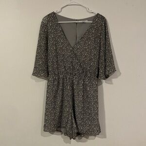 Rebecca Minkoff Black Floral Jumpsuit